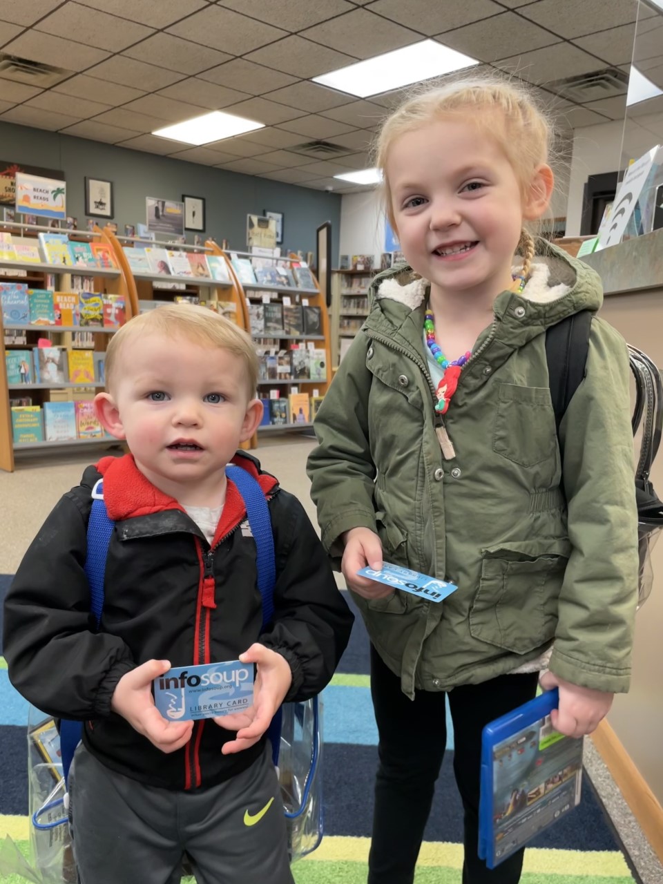 first library cards