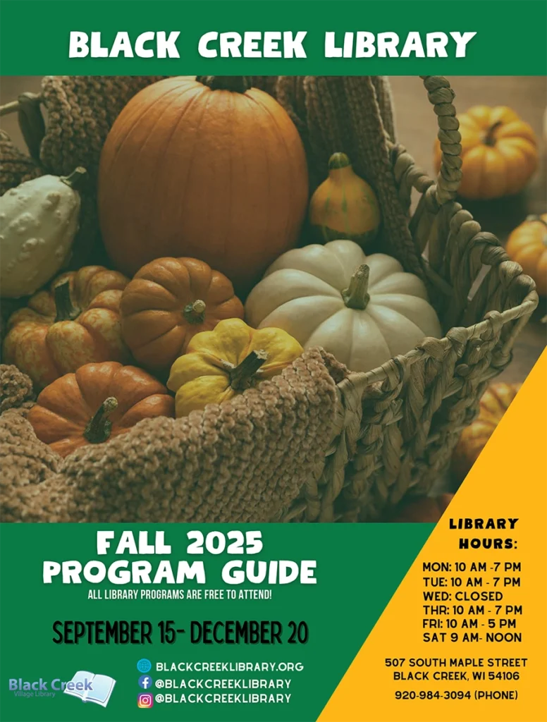 Black Creek Library Fall Program